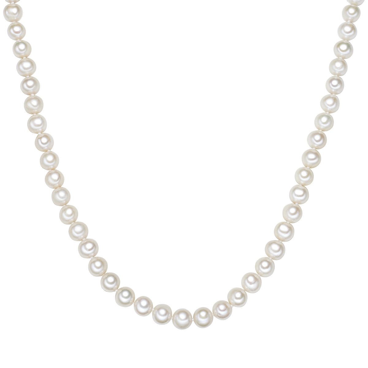 Valero Pearls Parel ketting Sterling zilver Gekweekte zoetwaterparels wit