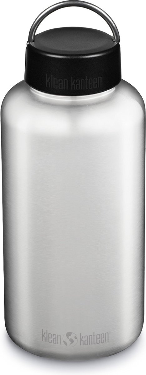 Klean Kanteen Classic Wide Single Wall 1900ml - Loop Cap Brushed Stainless – foto 3