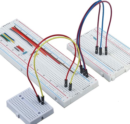 MMOBIEL 120x Meerkleurige Dupont Jumper Kabels 40-pin M / F, 40-pin M / M, 40-pin F / F