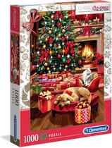 Clementoni Classic Christmas Collection - Puzzel - 1000 stukjes - Volwassenen - Legpuzzel - Kerstmis Bij Het Haardvuur - Vanaf 14 jaar