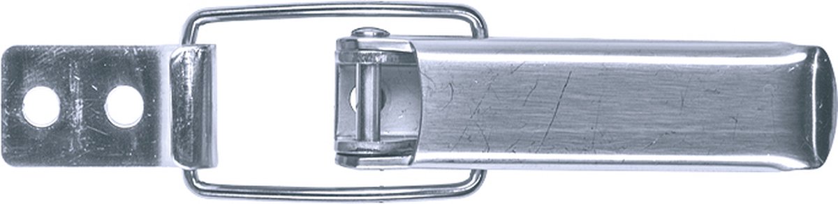 GOEBEL® - 100 x Spansluitingen Staal verzinkt 802 – incl. Tegenhaak – Blindklinknagelgat 3,35 mm - 5543080201- Kistsluiting – Spansluiting - Premium kwaliteit - Inclusief Tegenstuk