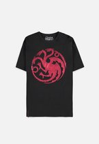 Game Of Thrones - House Targaryen - House Of The Dragon Dames T-shirt - XL - Zwart