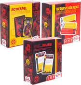 Shuffle - Rode Duivels - Red Devils - Diables Rouges - Beduivelende Quiz, Actiespel, Schwalbespel - Kaartspel - Spelpakket