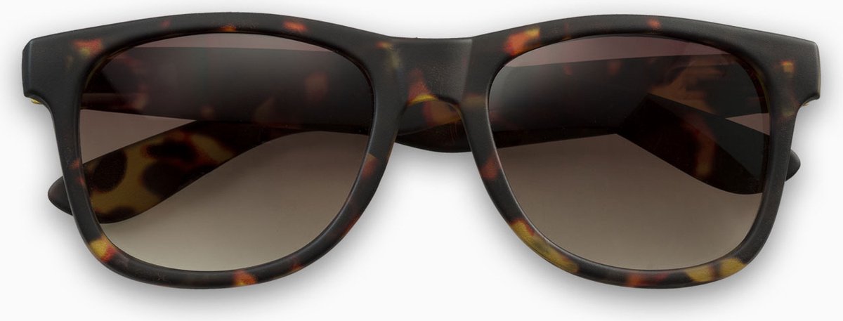 Babsee-zonnebril met leesgedeelte model George-Mat Bruin Tortoise- Sterkte +3.0