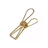 Wire knijper - Fish clips 8 x 32 mm | S | Goud | 20 stuks
