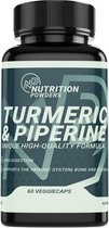 Kurkuma & Piperine | 60 Vegan Capsules | Helpt Bij Spijsvertering & Betere Opname Van Voedingsstoffen