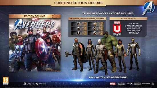 Foto: Marvel s avengers deluxe edition ps4