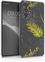 kwmobile telefoonhoesje geschikt voor Samsung Galaxy A53 5G - Hoesje voor smartphone in geel / grijs / transparant - Jungle design