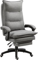 Vinsetto Chaise de bureau massage chaise pivotante fonction massage chaise de direction réglable en hauteur 921-232