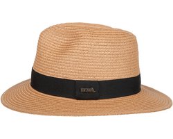 Hatland - UV-Fedora hoed voor volwassenen - Sim - Beige - maat 55CM