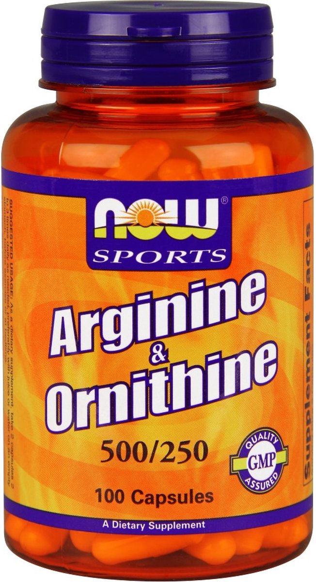 Now Foods Arginine/Ornithine (100) Standard - Aminozuren - Aminozuur-Mix