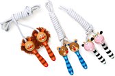 springtouw - dieren - buitenspeelgoed - houten speelgoed - springtouw kind