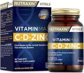 Nutraxin Vitamine Max C-D-Zink 60 Tableten