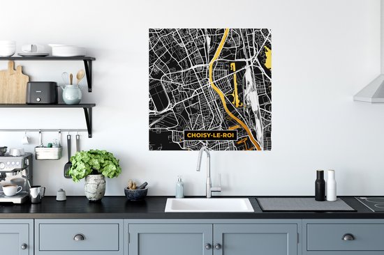 Affiche Carte – Plan – Plan de Ville – France – Choisy-le-Roi - 75x75 cm