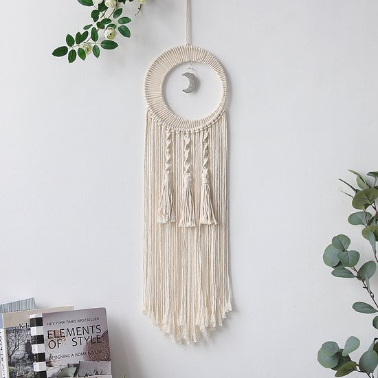 Macramé wandhanger – Macramé dromenvanger - Wanddecoratie – Macramé Macramé wandhanger – Macramé dromenvanger - Wanddecoratie – Macramé