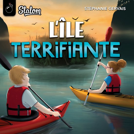 Slalom L'Île terrifiante, Stéphanie Gervais 9782897097370 Boeken