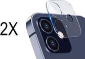 Camera lens protector geschikt voor iPhone 12 - screenprotector - Bescherming camera lens geschikt voor iPhone 12 - 2 stuks