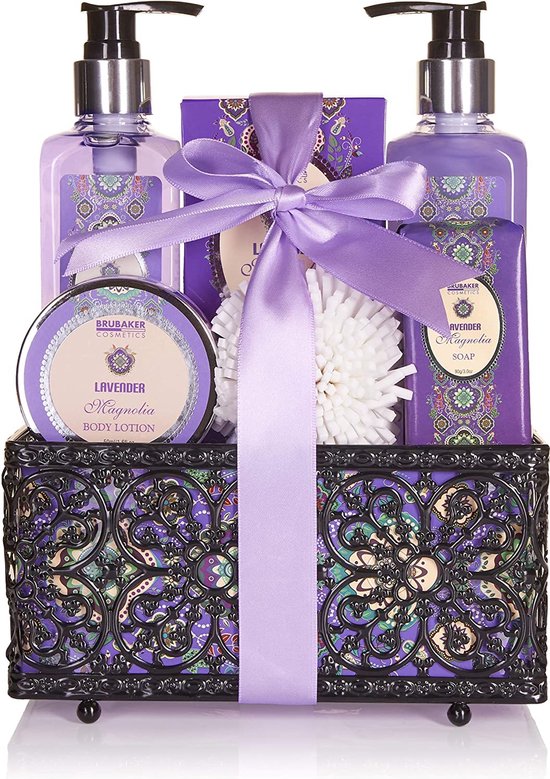 Coffret Cadeau pour Femme  Produits de Bain parfum Lavande, Thé