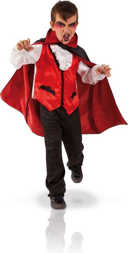 Halloween 4-delig Count Dracula Kostuum Kind Maat 128-140