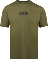 Patrón Wear - T-shirt - Oversized Brand T-shirt Green/Black - Maat L
