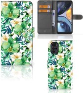 Bookcase pour téléphone portable Motorola Moto G22 vert orchidée