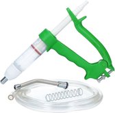 Excellent Drench seringue - Pouron automatique - seringue - perfusion - Administration orale - 30 ml complet - Vert/Blanc