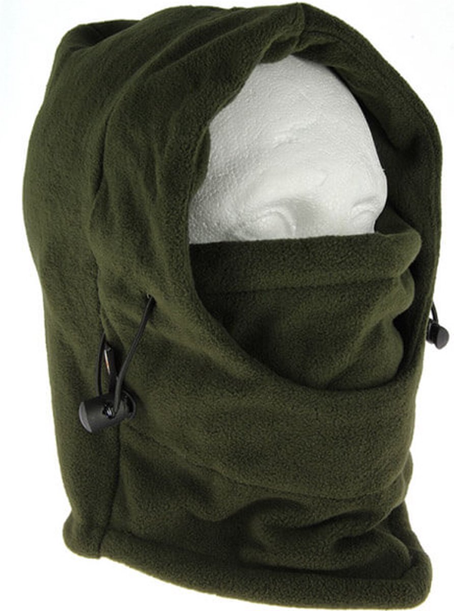 NGT - Fleece Snood - Bivakmuts Groen Deluxe
