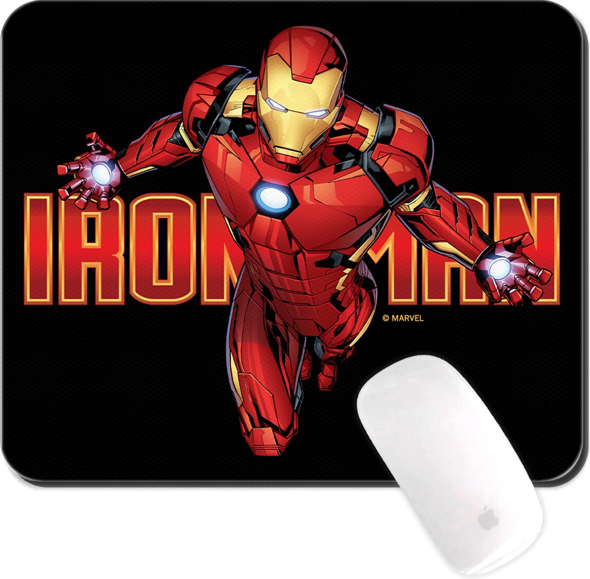 Marvel Iron Man - Muismat 22x18cm 3mm dik