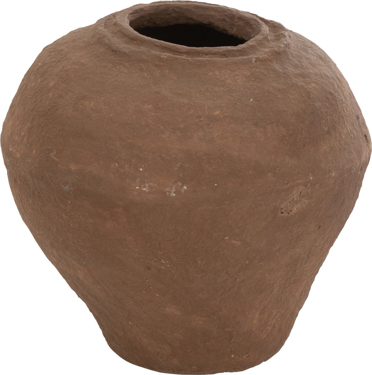 JLine Vaas Papier Mache Bruin Small