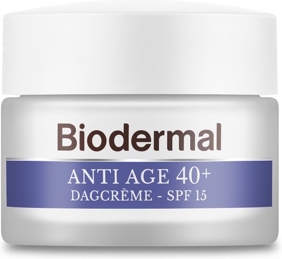 nieuwigheid Instrueren Kamer Biodermal Anti Age dagcrème 40+ - Dagcrème met hyaluronzuur en vitamine C -  met SPF15... | bol.com
