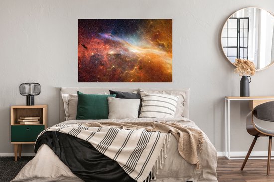 Affiche Espace - Etoiles - Couleurs - 120x80 cm