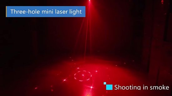 Lampe Disco Laser ElegaTech Mini 5 - Lumière noire UV avec