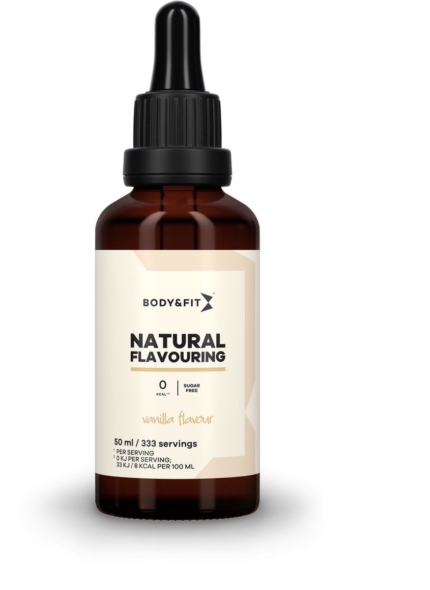 Goedkoopste Body & Fit Natural Flavouring - Suikervrij & 0 calorieën - 50 ml - Vanille