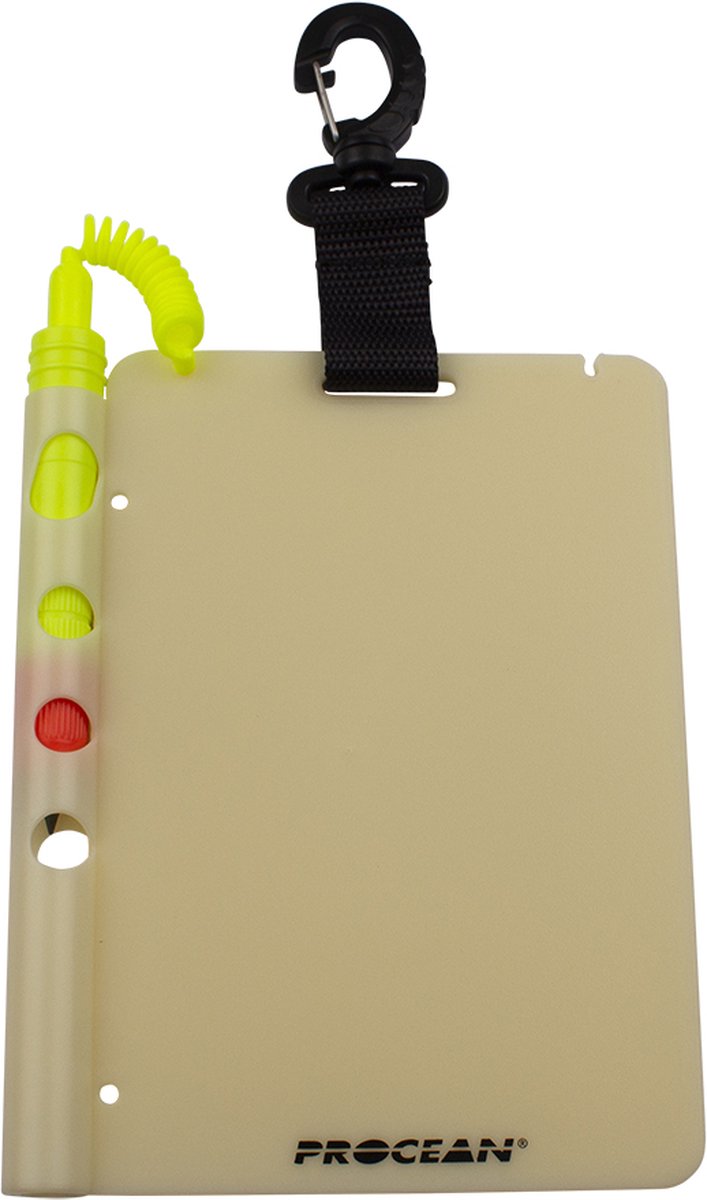 Schrijflei inclusief graphite pen | glow in the dark |waterproof | watersport