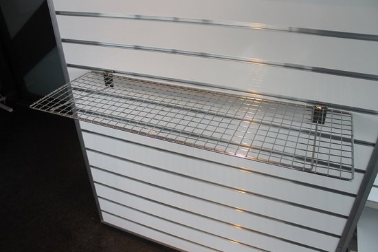 2 pièces! Slatwall / Louver wall Grille Étagère sans rebord Groot