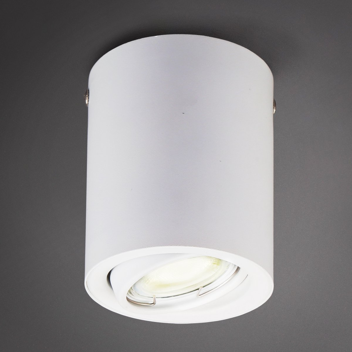 B.K.Licht - Spot LED - en saillie blanc - GU10 - spot plafond