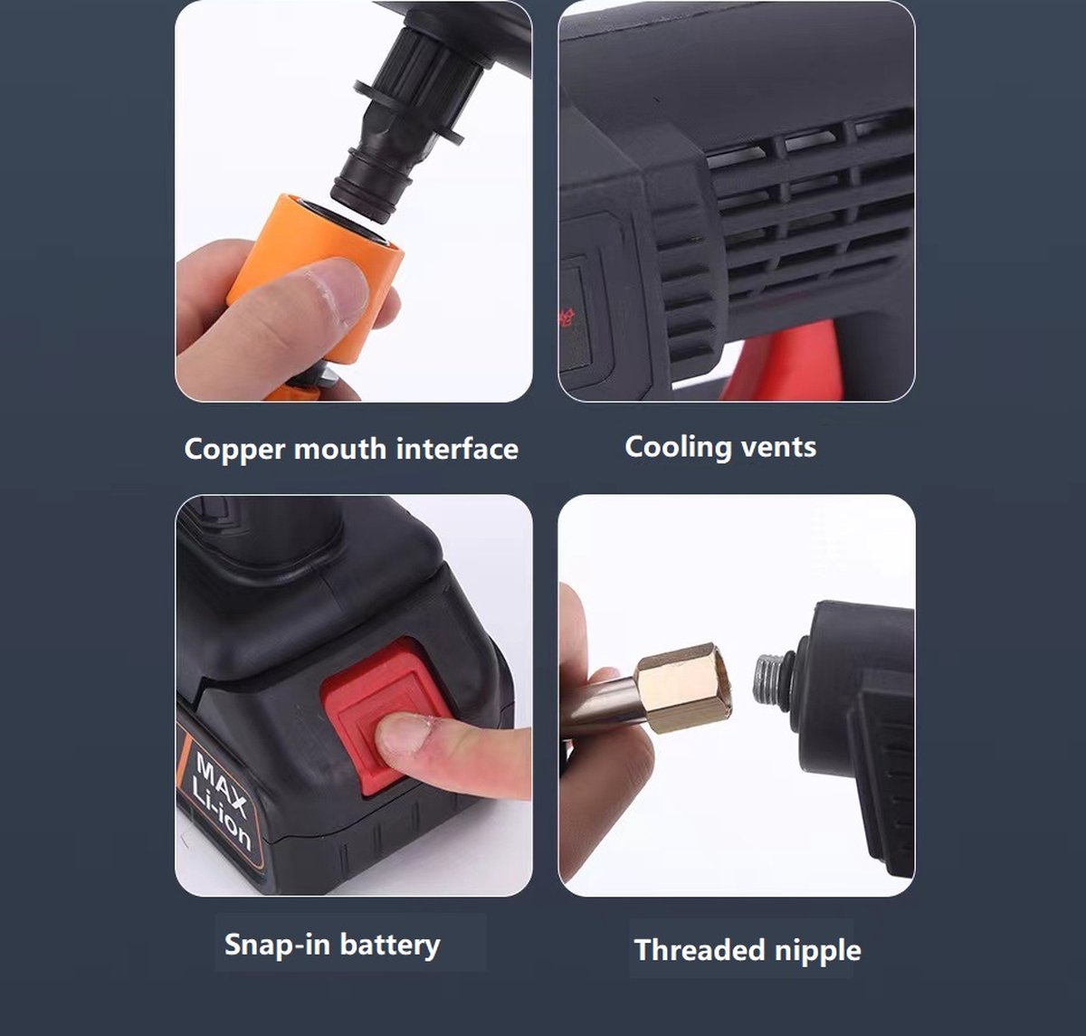 DRAADLOZE TURBO LUCHTBLAZER aanbieding bij Dekamarkt