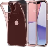 Spigen Crystal Flex Apple iPhone 13 Mini Hoesje Transparant Roze