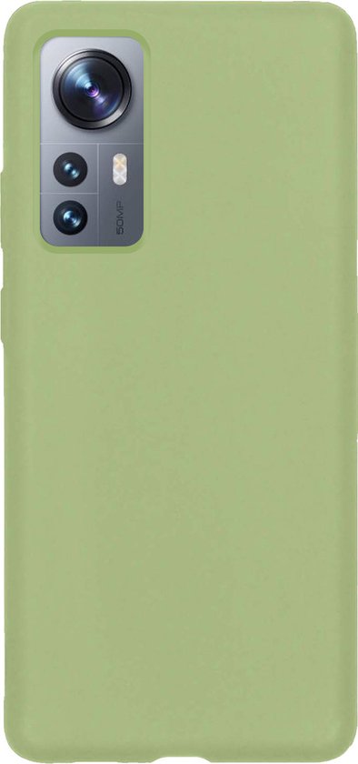 Coque Xiaomi 12 Siliconen - Coque Xiaomi 12 - Coque Xiaomi 12 Verte - 2 Pièces