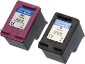 PrintAbout huismerk Inktcartridge 62XL (N9J71AE) Zwart + 3 kleuren Multipack geschikt voor HP