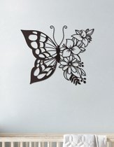 Wanddecoratie dieren | Vlinder - XL (65x80cm)