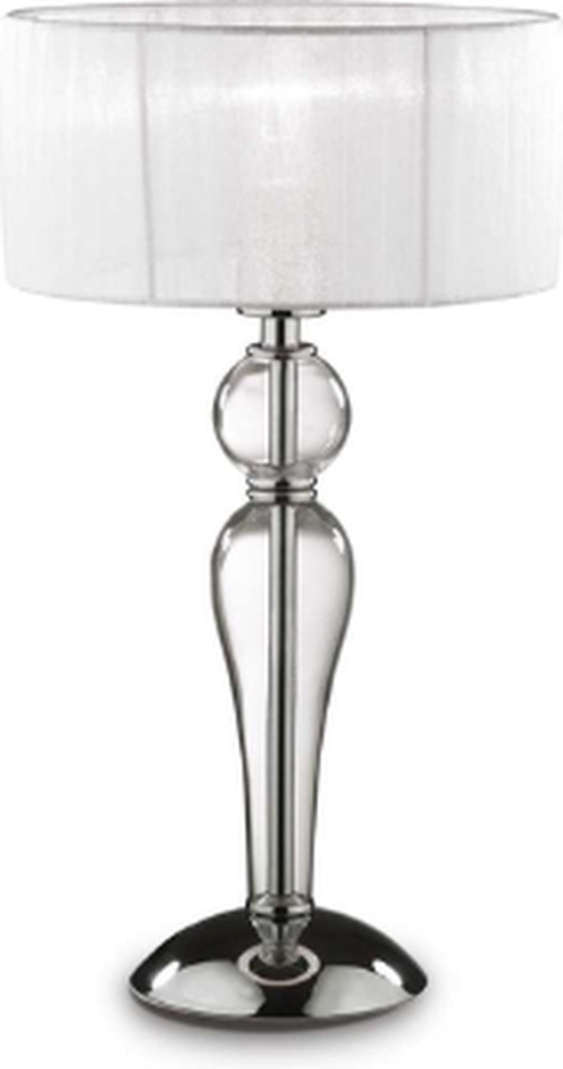 Ideal Lux - Duchessa - Tafellamp - Metaal - E27 - Transparant - Voor binnen - Lampen - Woonkamer - Eetkamer - Keuken