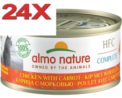 Almo Nature HFC - Kattenvoer - Graanvrij Kip & Wortel - 24x70gr