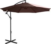 Outsunny Parasol parasol flottant détachable parasol à manivelle avec manivelle 84D-037