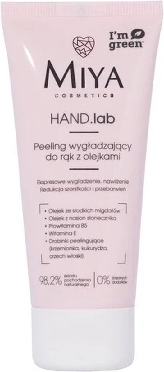 HAND.lab gladmakende hand scrub met oliën 60ml