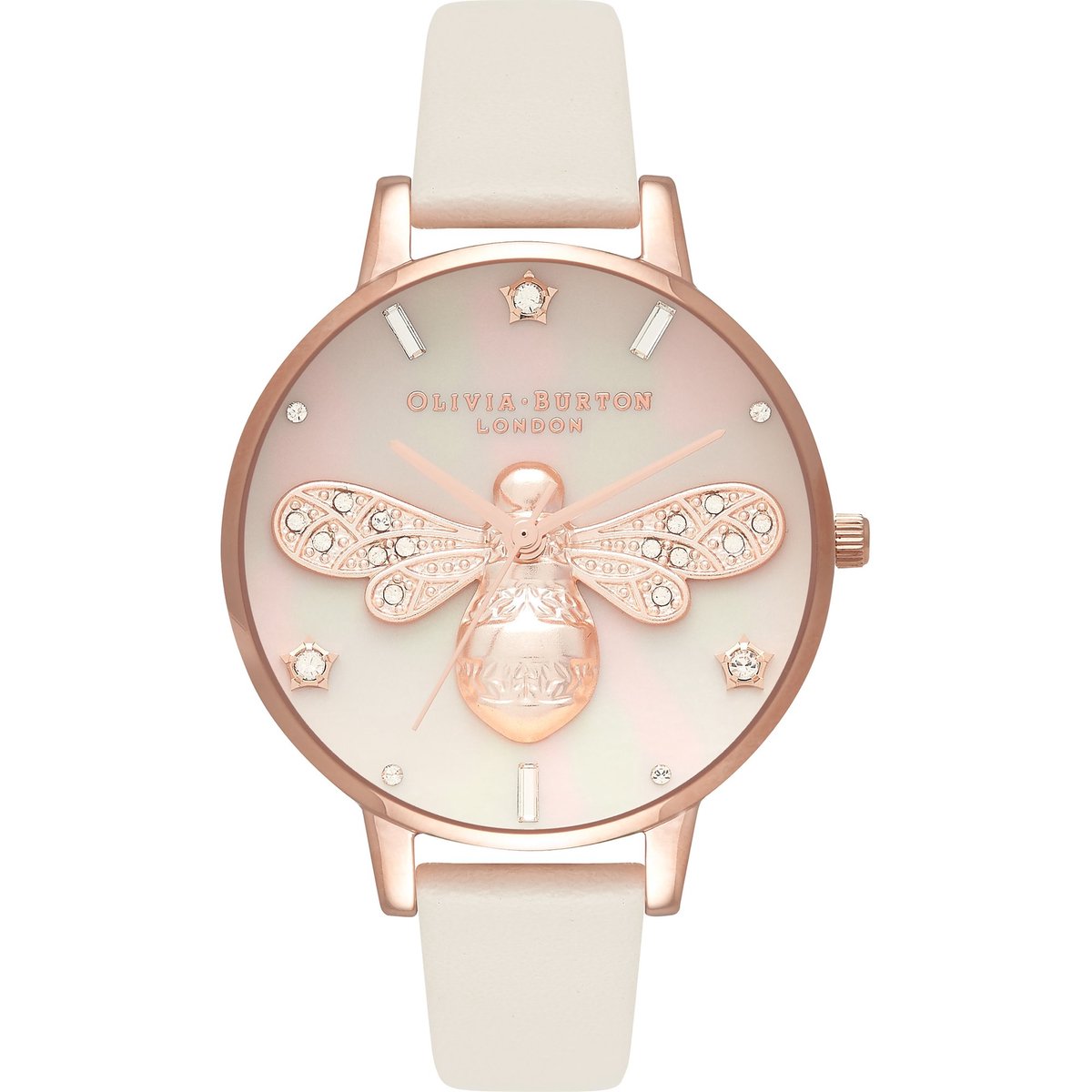 Olivia Burton Dames horloge analoog quartz One Size 88415027