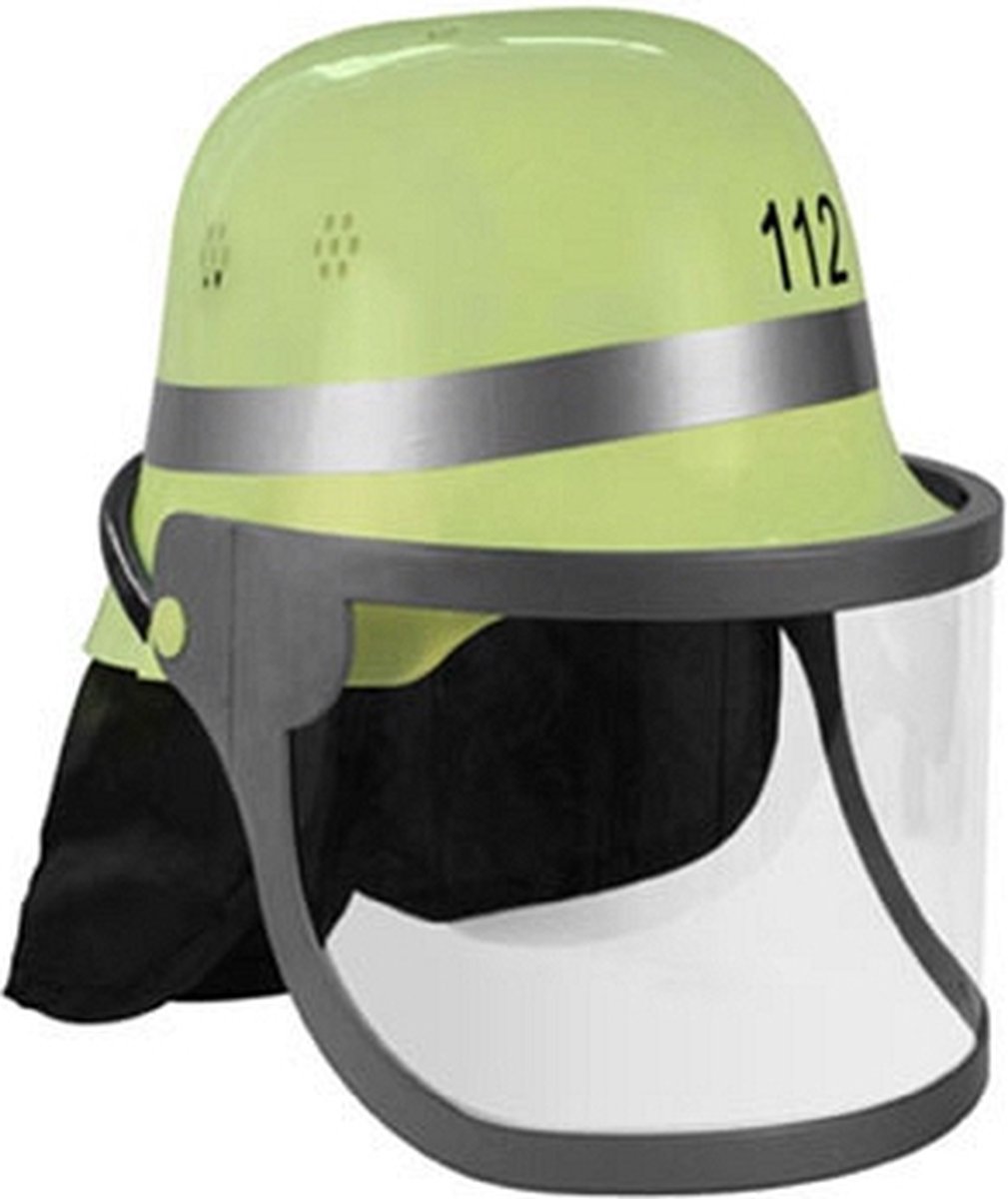 lucht Ale Balling Groene brandweer helm | bol.com