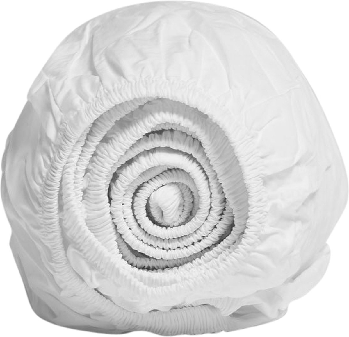 Yumeko hoeslaken percal katoen wit 180x220x30 - Bio, eco & fairtrade