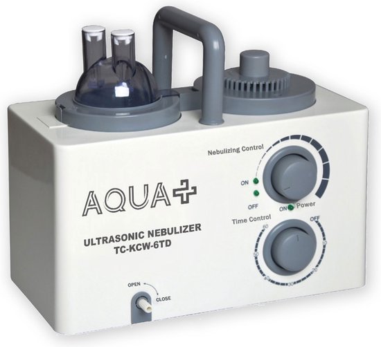 Foto: Aqua saltmax zoutvernevelaar halotherapie zouttherapie inhalator pro