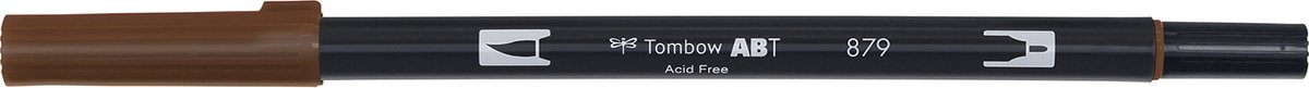 Tombow Brush pen - ABT 879 - Dual Brushpen - Brown - Bruin — afbeelding 3